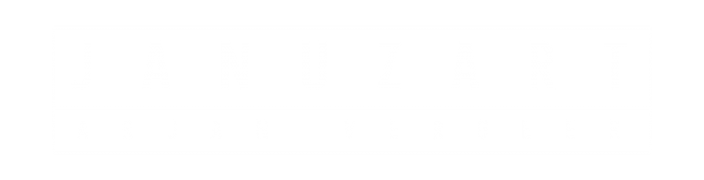 januzart TXT logo WIT